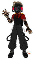 Full-body + Flat color